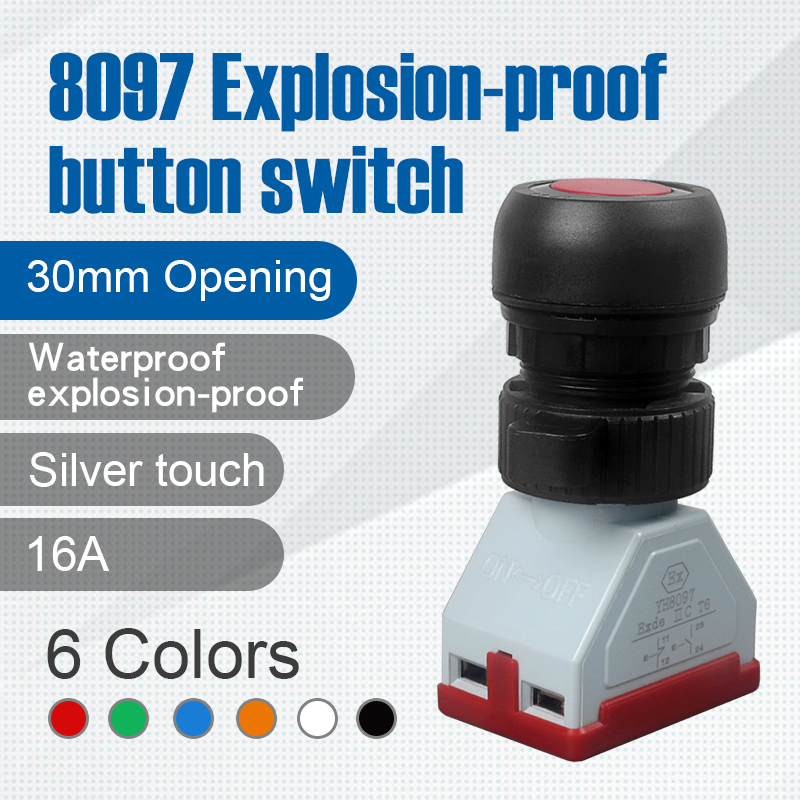 CMORSUN Explosion-proof Push Button Switch Ex 1no 1nc Self-reset